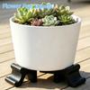 3 STUKS Decoratieve Bloempotstandaards 3D Geprinte Plantenpot Verhoger Voorkom Rot Plantenpot Ondersteuningen Tuin