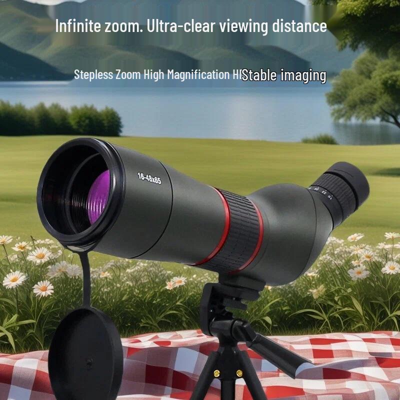 High-Definition Large Aperture Birdwatching Telescope with Variable Magnification for Outdoor Low Light Viewing