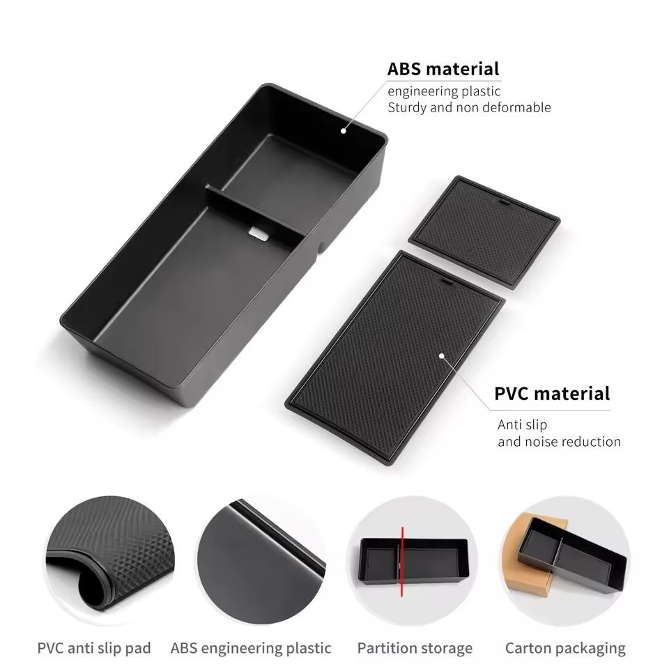 For Changan CS75 PLUS 2025 2025 Armrest Storage Box Center Console Tray Organizer Car Interior Accessories Tidying