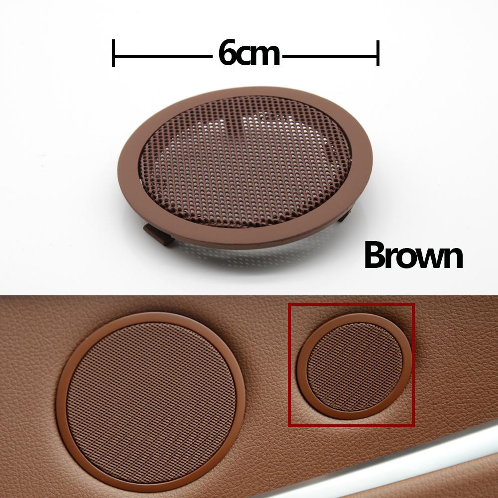 Interior Rear Door Small Round Tweeter Loudspeaker Cover For BMW X5 X6 E70 E71 E72 2007-2013 5 Series GT F07 2010-2017