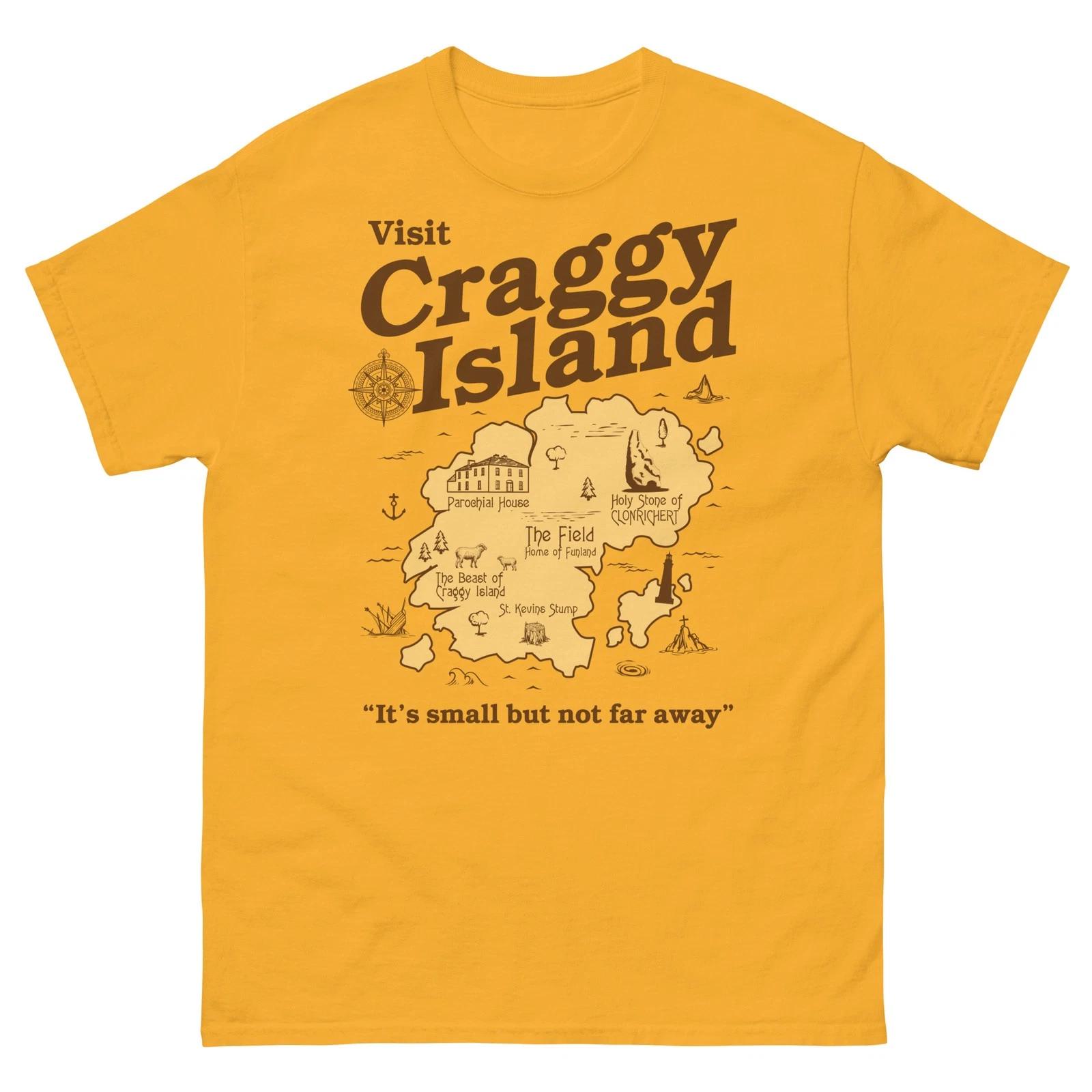 Father Ted Visit Craggy Island - It s Small but not Very Far Away T-shirt XL