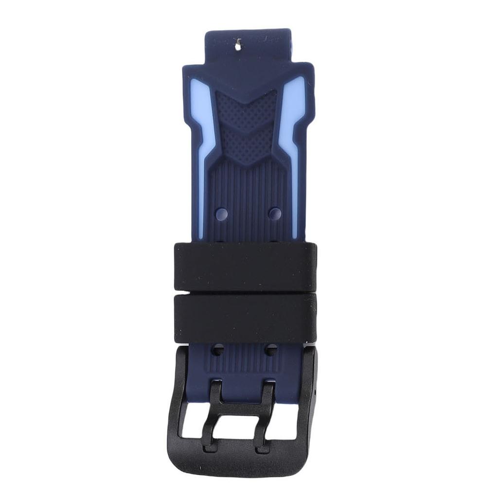 Kinder Smartwatch Armband Wasserdicht Hautfreundliches Silikon Smartwatch Ersatzarmband mit Edelstahlschnalle Dunkelblau