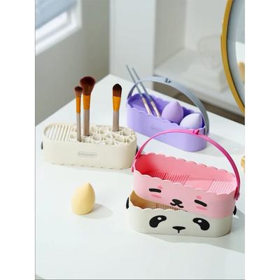 Gumový čisticí nástroj na štětce na make-up Kosmetický úložný box Multifunkční Kosmetické štětce Čistič Beauty Egg Koupelnové potřeby