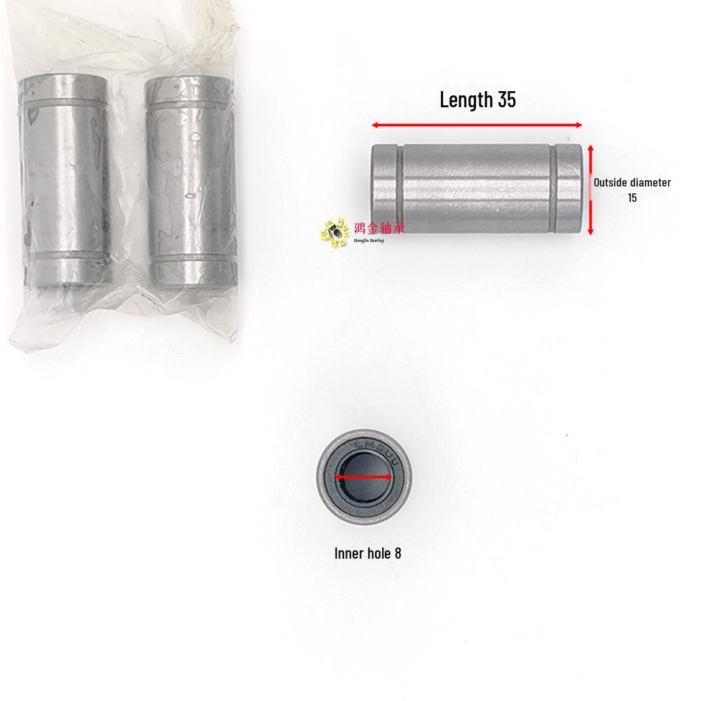 Extended Linear Bearings Sale: LM8UU, LM8LUU, LM6LUU, LM10LUU, LM12LUU