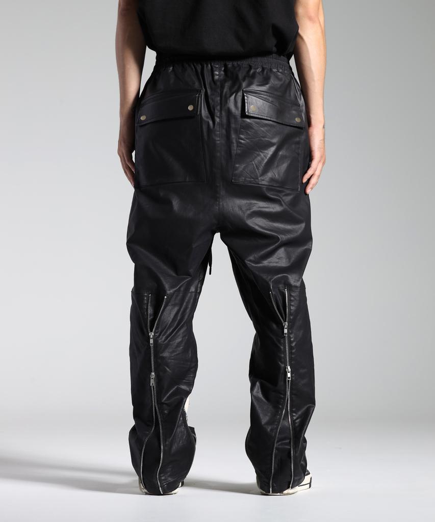 Now Bau Pastiche Carbon-Coated Pants Style