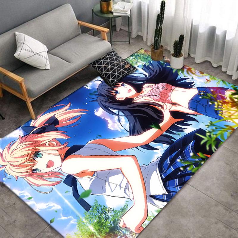 Fate Shirou Emiya anime Carpet multi-size Carpet for Living Room Bedroom Kid's Room Home Decor Area Rug Non-slip Mat Sofa Mat