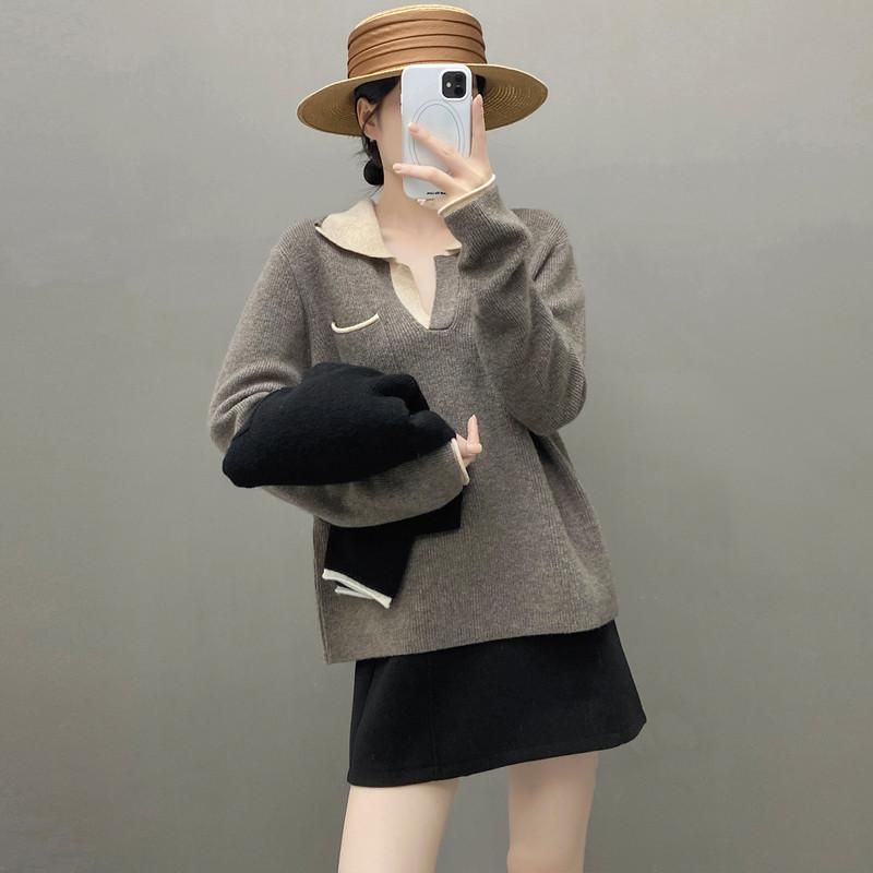 Qinghe 100% Pure Cashmere Women's Sweater - Ultra Soft Luxury Winter Pullover