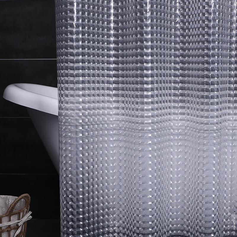 

No-Punch EVA Waterproof Shower Curtain