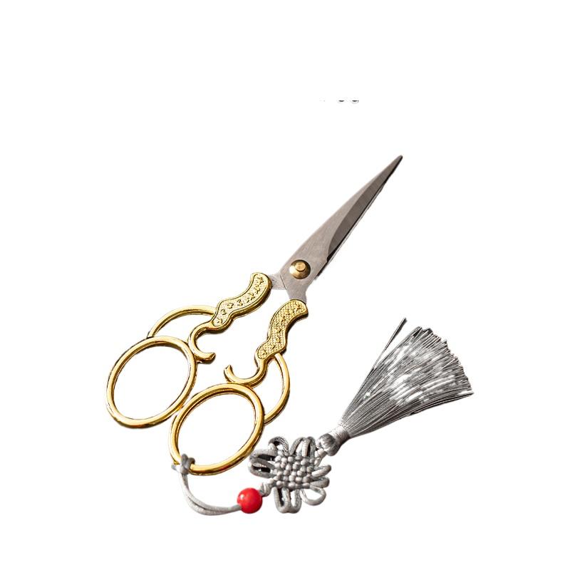 

Чайный пакетик мешочек цветок сливы маленькие ножницы маленький пакет с пузырьками пузырьковый мини чайная церемония чайные ножницы скальный чай Те Гуаньинь 12.8X6CM