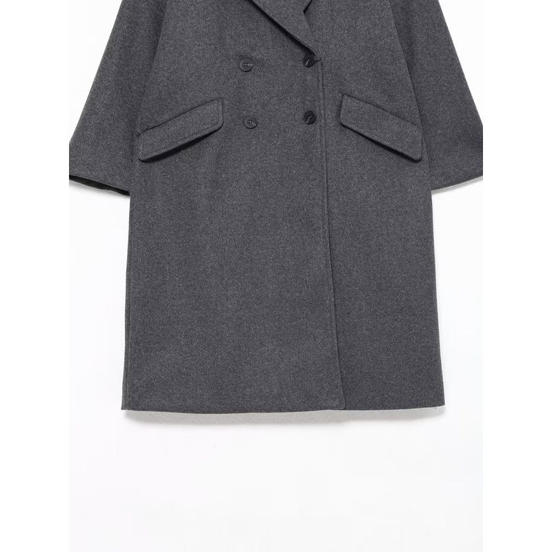 Kaslead Women's Clothing Loose Unisex Style Coat Overcoat