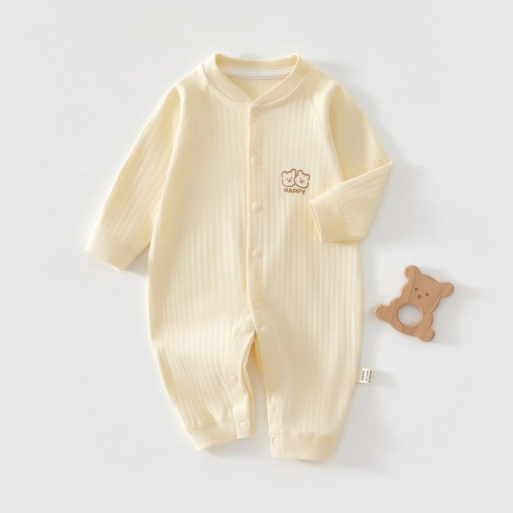 Newborn Baby Clothes Cotton Long Sleeve Romper Soft Infant Onesie Spring Autumn Winter Pajamas Crawling Suit
