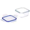 Rectangular Glass Storage Container Set, Set of 7, Transparent