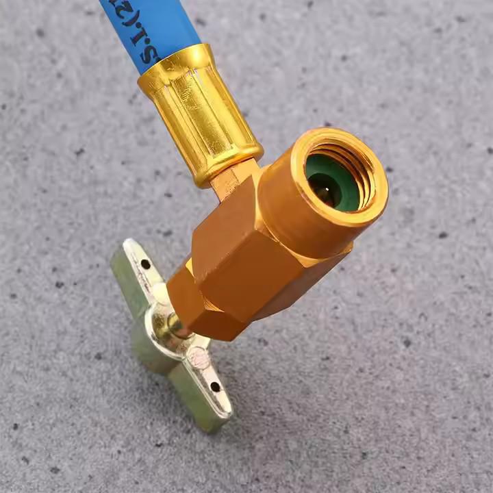 R134a Car AC Refrigerant Charging & Detection Hose 1/2 ACME.