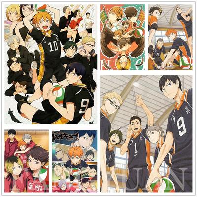 5D Diamant Schilderij Anime Volleybal Jongen Diamant Borduren Haikyuu Japanse Cartoon Borduurpakket Mozaïek Home Decoratie Art
