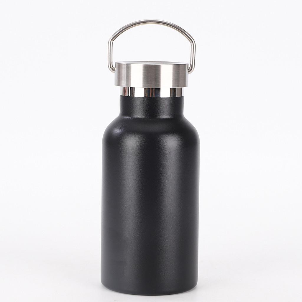 Modern 304 Stainless Steel Vacuum Travel Mug With Handle For Outdoor Hiking And Sports