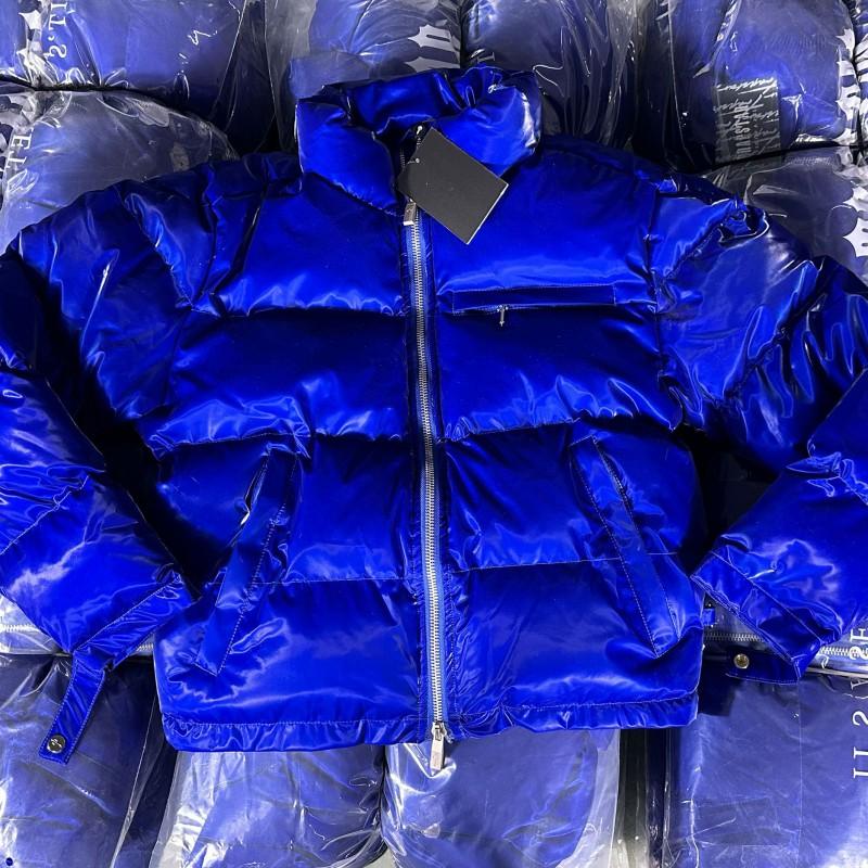 Herren Oversized Kapuzen-Baumwoll-Pufferjacke Mit Besticktem Streetwear Wintermantel