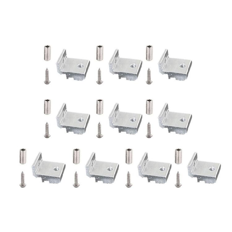 10lots Aluminum Alloys Shelf Supports Compatibility with 202 3030 4040 Profiles Light Weight and Strong Corner Fitting