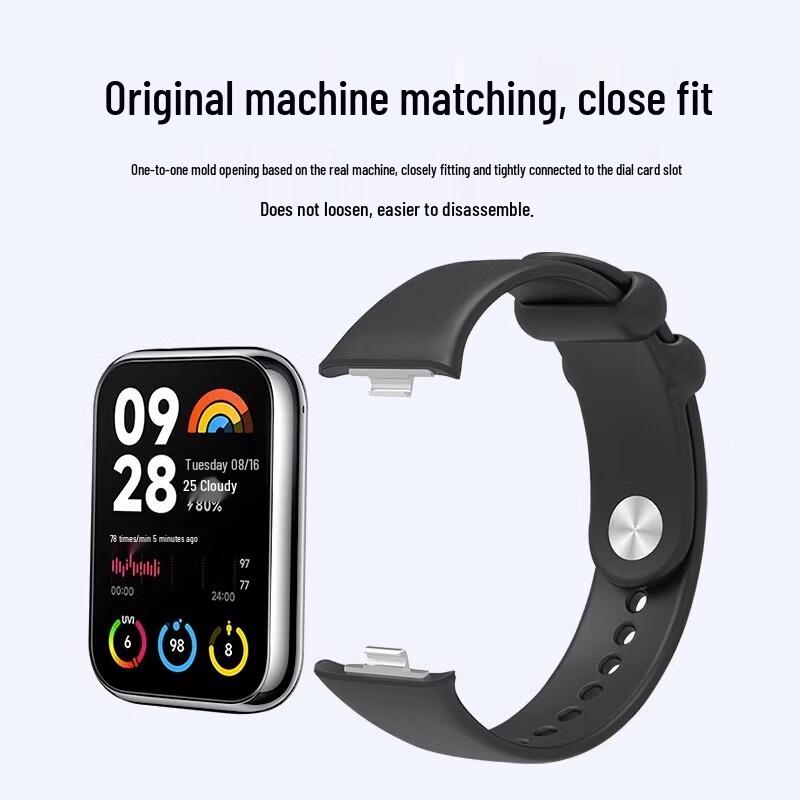CHENSONG Silicone Replacement Strap for Xiaomi Smart Band & Redmi Watch