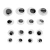 100pcs/lot Animal Eyes 8/10/12/15mm Sew-on Googly Eye Active Moving Safety Eye with Hole Doll Toy Bear Puppet Craft DIY Gift