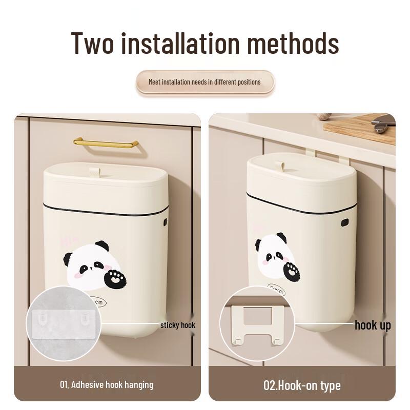 Wall-Mounted Kitchen Trash Can