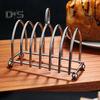 Stainless Steel Food Grade Rust Proof Toast Holder Toast Rack Multiple Slice Holes Loaf Stand Gadget Kitchen Accessories