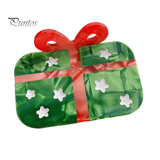 

Рождественская заколка для волос в форме рождественской елки, заколка для волос в форме колокольчика, боковая заколка для волос, праздничные аксессуары для тематической вечеринки Gift красный