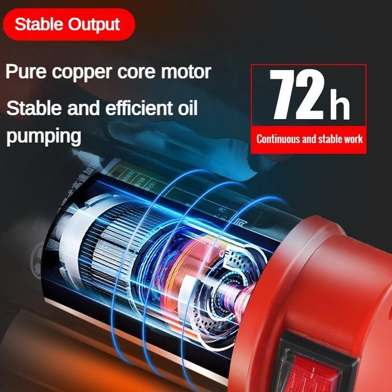 990W Portable Electric Self Priming Oil Pump Small High Power Diesel Pump Corrosion Resistant Fuel Pump