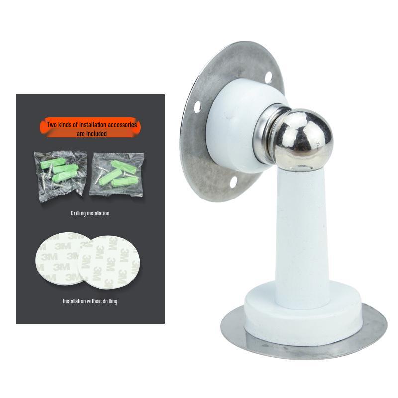 Strong Magnetic Waterproof Door Stopper - Silent, No-Drill, Stainless Steel Door Holder