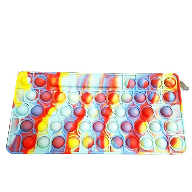 Pioneer Pest Control Bubble Pop Silicone Pencil Case - Decompression Keyboard Bag