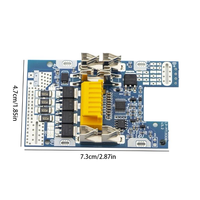 Complete 10 Cells Plasatic Battery Case Set For 18V Power Tool Accessories Safe Charging Circuit Board Integration