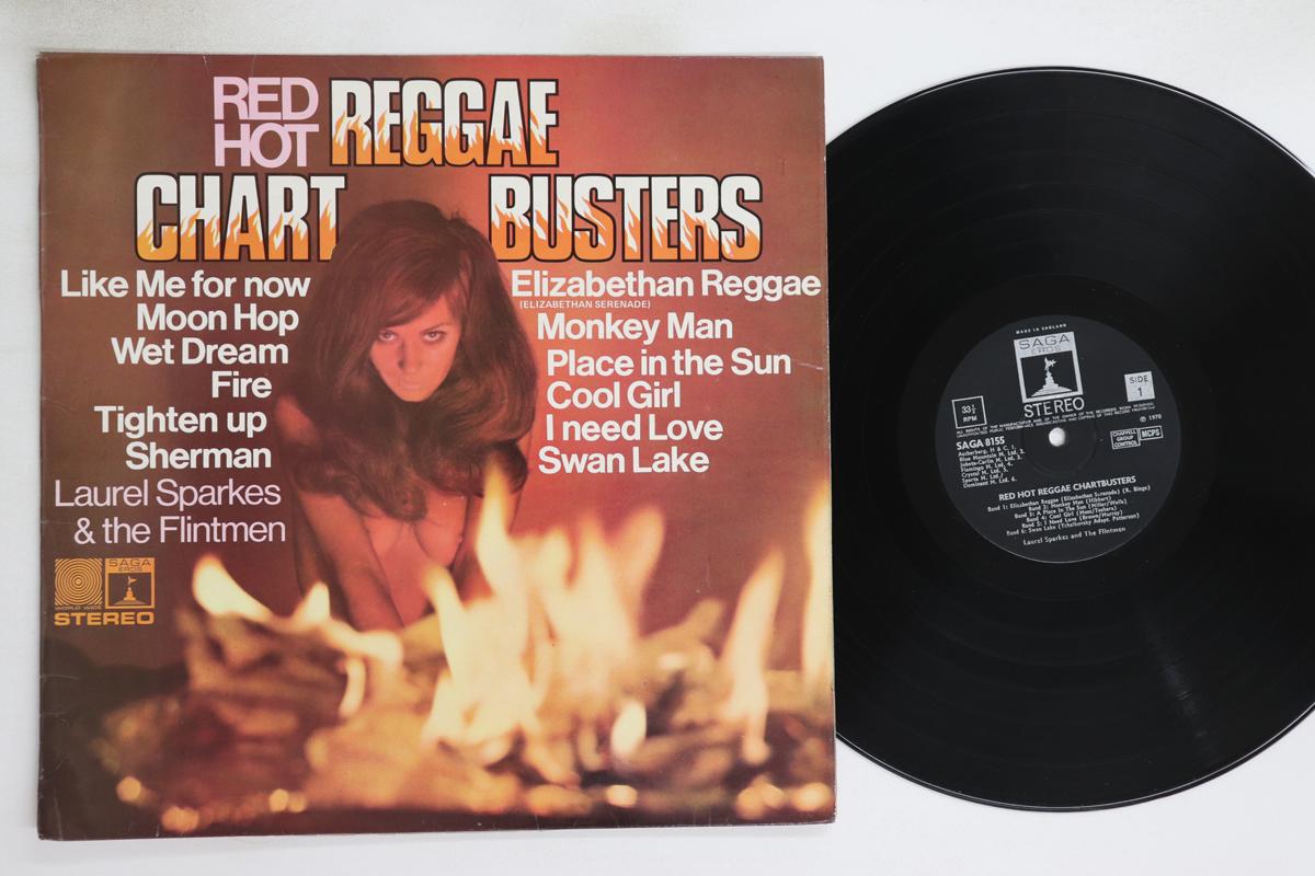 

LP Record LAUREL SPARKES & THE FLINTMEN - Red Hot Reggae Chartbusters SAGA8155 SAGA 1970 UK Reggae, Ska & Dub Used