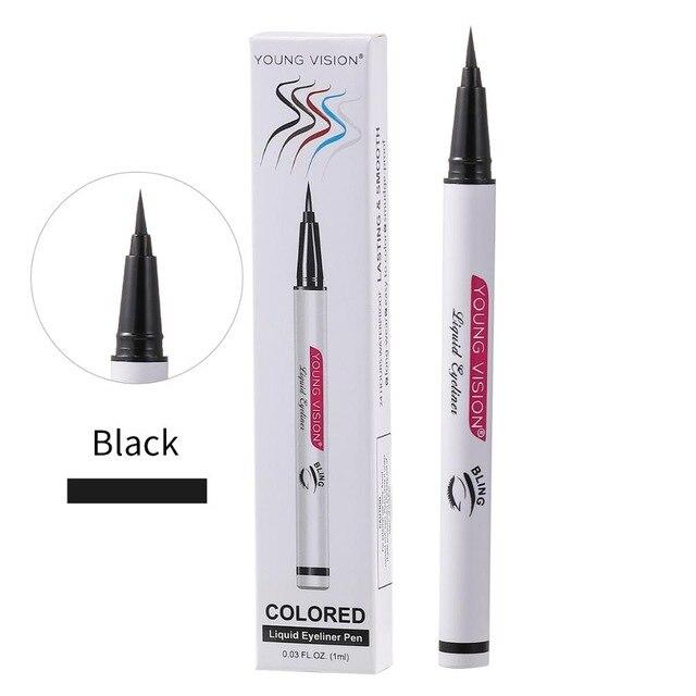 Eyeliner impermeabile a 5 colori Trucco Cosmetici di bellezza Eyeliner a lunga durata Ombretto Strumento per il trucco Non facile da sbavare Eyeliner