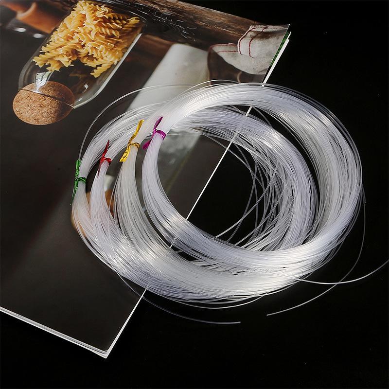 Transparent Non-Elastic Crystal Beading String for Jewelry Making