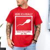 Hier Ist Ein Wirklich Altes Bild Von Mir Lustiges Retro-Grafik Unisex-T-Shirt