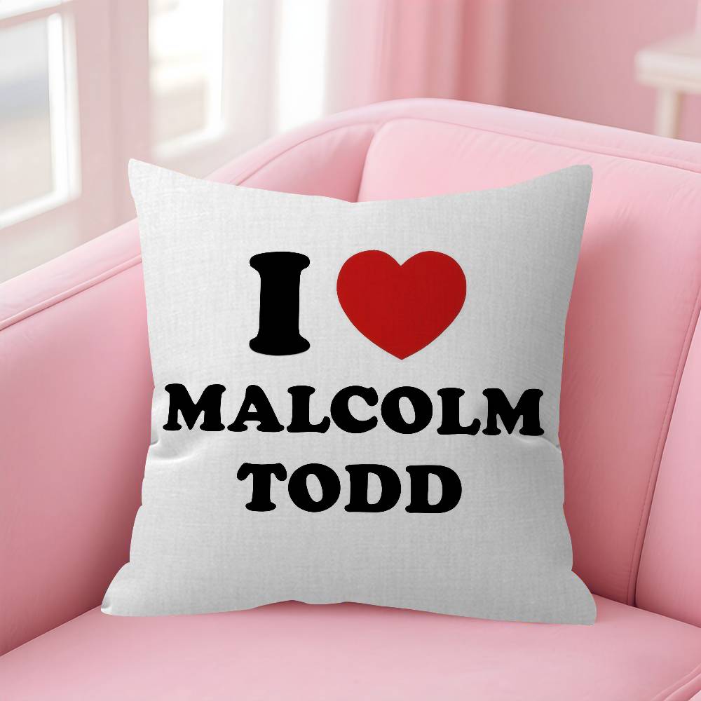 Singer Malcolm Todd Personalized Pillow Dust Cover Bedroom Kids Party Decoration Pillowcase Birthday Children Gift