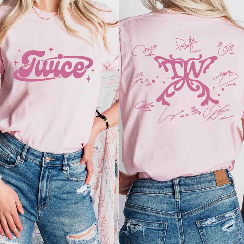 

Twice This Is for World Tour 2026 Shirt, Twice TEN_ The Story Goes on Shirt, Twice Members Kpop Tee, Twice Graphic Shirt, Gift for Once S