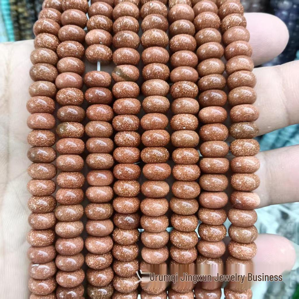 100 Natural Stone 5x8mm Abacus Beads for Jewelry Making – Bracelets & Necklaces