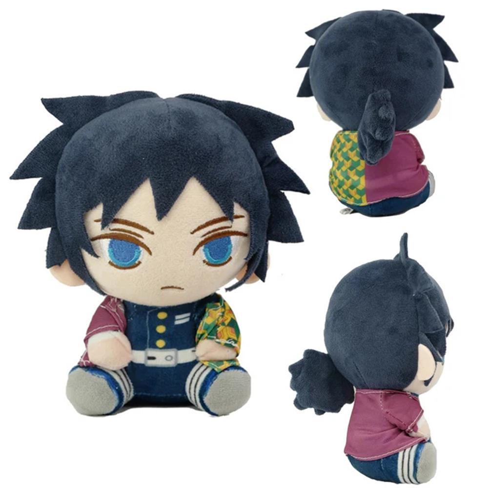 20cm Demon Slayer Plush Doll Tanjirou Nezuko Zenitsu Anime Movie Stuffed Toy Kimetsu No Yaiba Game Plushie Figure Kids Gift