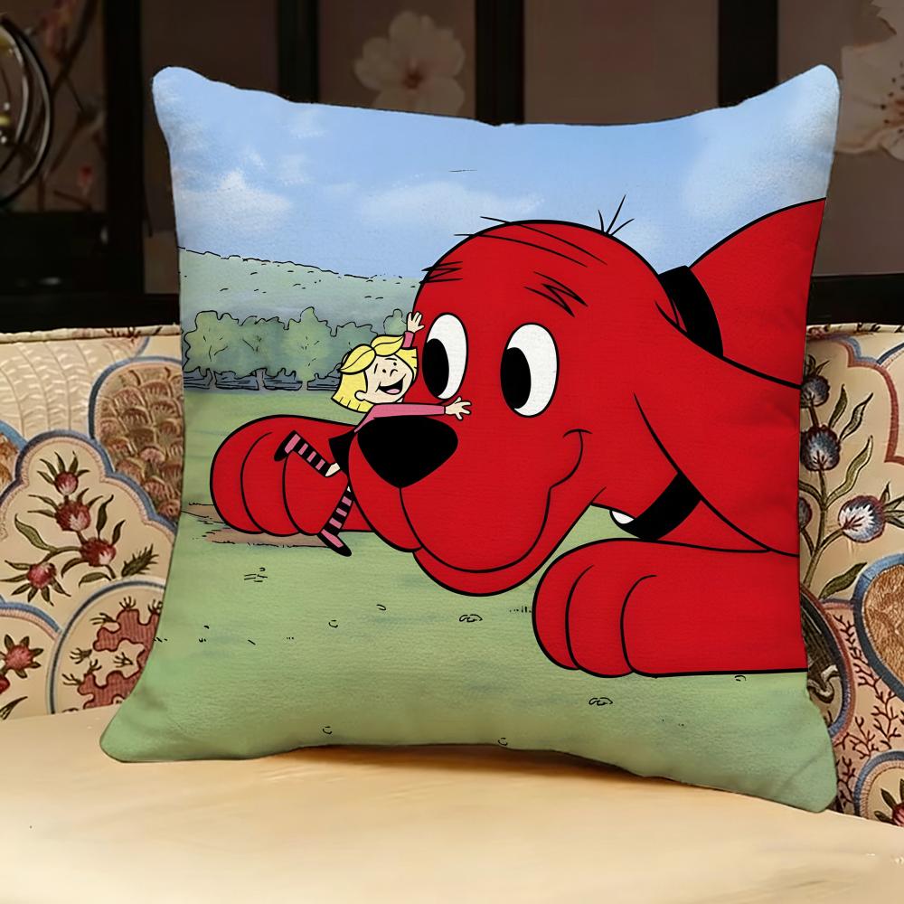 CClifford Der große rote Hund Kissenbezug Kissenbezug Zweiseitig Bedruckt Sofakissen Schlafzimmer Kopfteil Kissen