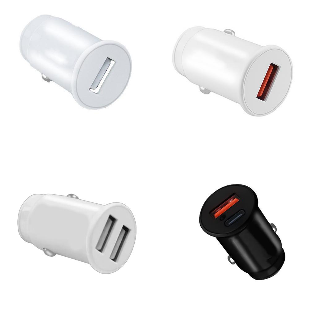 USB Car Charger Adapter Cigarettes Lighter USB Charger Fast Charging 3.1A/2.4A Car Phone Charger for Phone Tablet