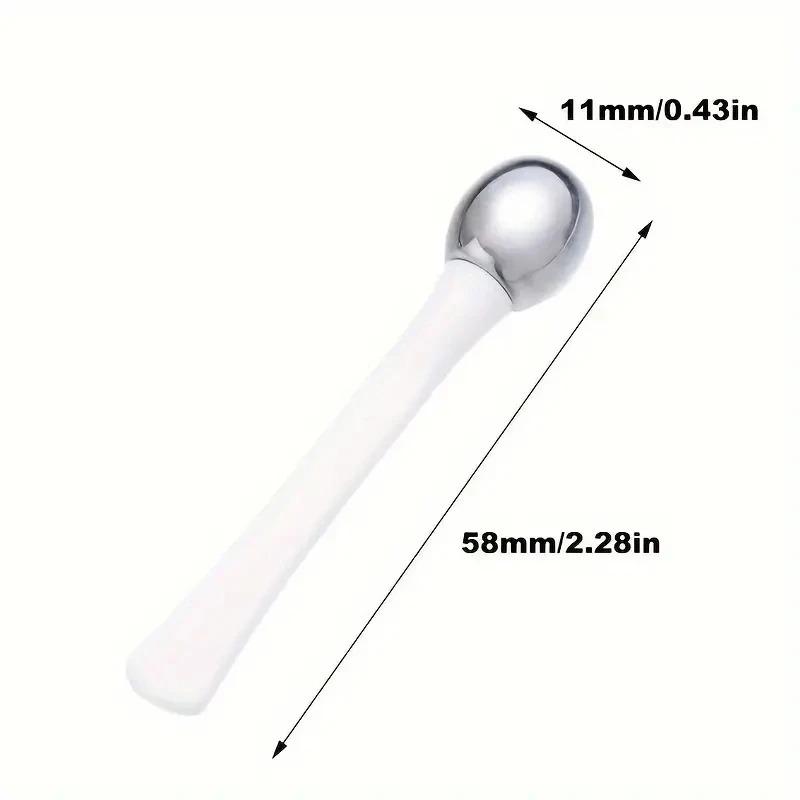 1pc Eye Roller Massage Stick Eye Cream Applicator Cosmetic Spatula Anti Wrinkle Facial Gold Alloy Face Thin Skin Care Tool