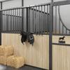 Porte brides 3 pcs noir acier