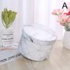 1PC Valentinstag Geschenk Blume Verpackung Box Runde Blume Box Candy Box Marmor Druck