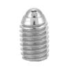 Jadeshay 20Pcs M8 Hex Socket Spring Ball Plungers 8 * 10 mm, Durable Stainless Steel Precision Threaded Push Fit Insert Screws for Lubrication and