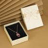 Organizer Box Jewelry Organizer Bow Decoration Stamped Jewelry Box Beautiful Paper Box  Gift