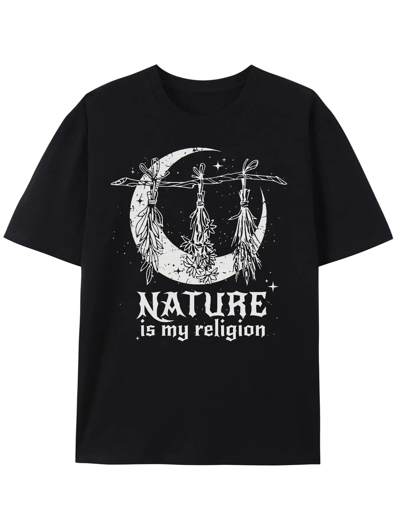 Nature Is My Religion Witch Halloween Men s Wider Cut T-shirt M