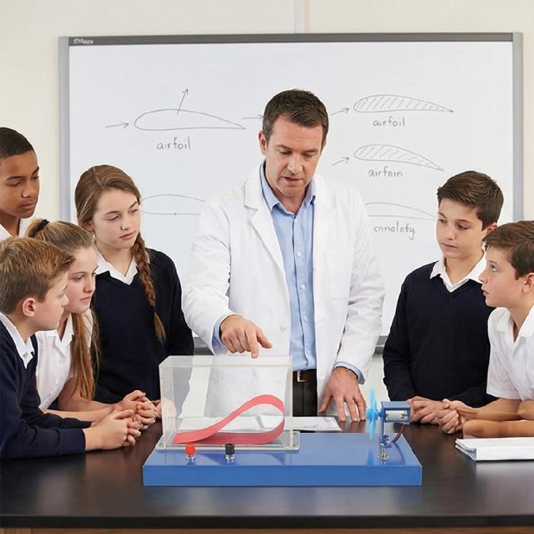 Handheld Wind Tunnel System For Visualizing Aircraft Lift Force Perfect For School Labs