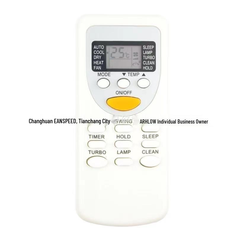 English Version Remote Control for Zhigao ZH/JT-03 Air Conditioner