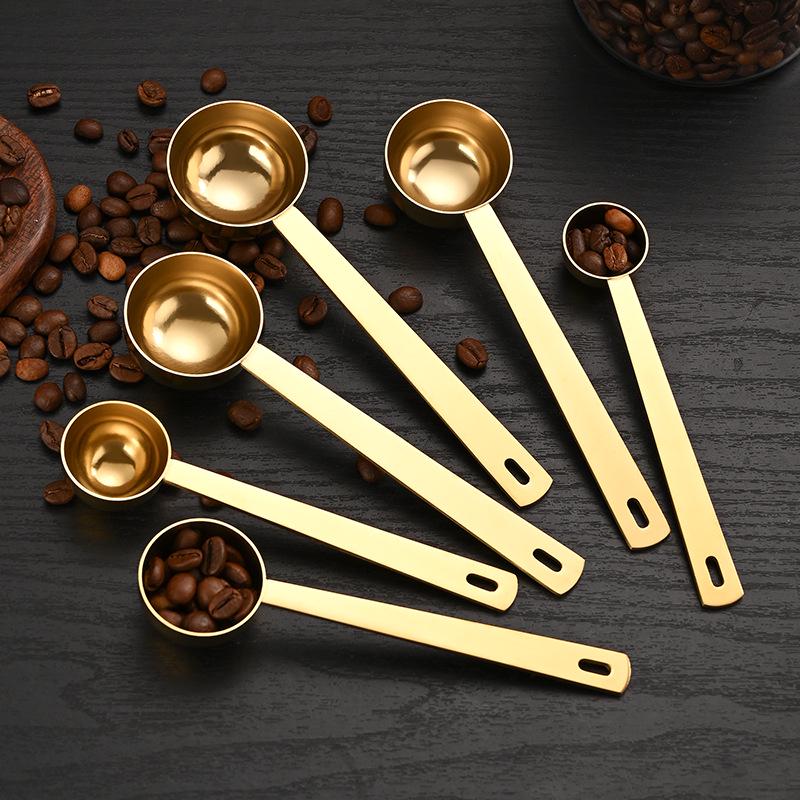 304 Stainless Steel Coffee & Baking Measuring Spoons - 5ml, 15ml, 30ml