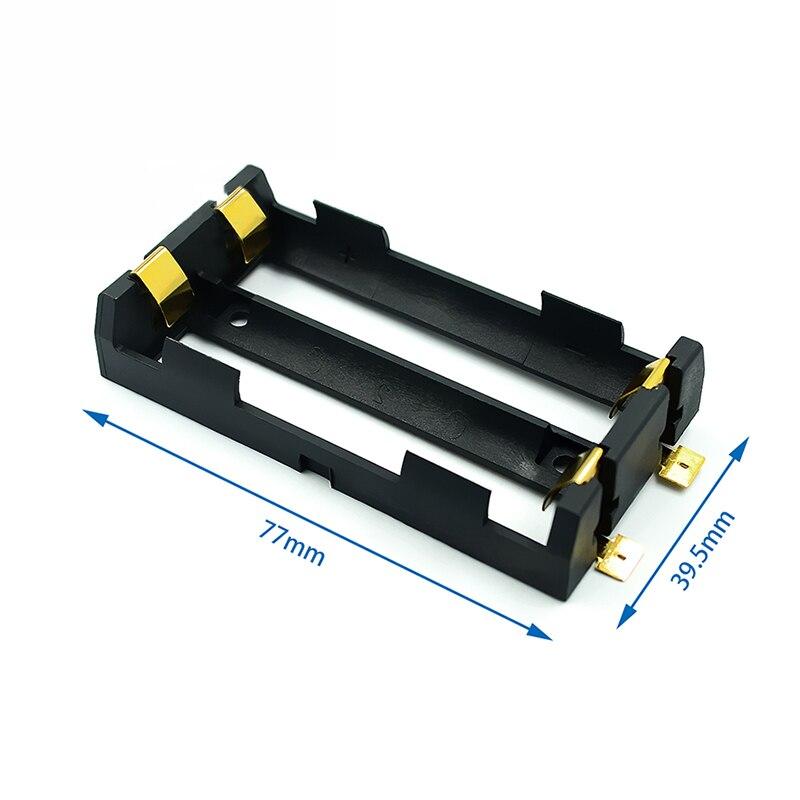 1x 2x 18650 Series Batteries Holder Box Storage Case Container With Bronze Pins Drop Ship